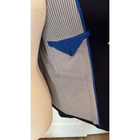 J. Crew Blue Wool Parke Blaze Size 2 - Picture 5 of 10